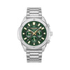 Police Moonstrike Chronograph Green Dial Stainless Steel Mens Watch PEWGK0093101