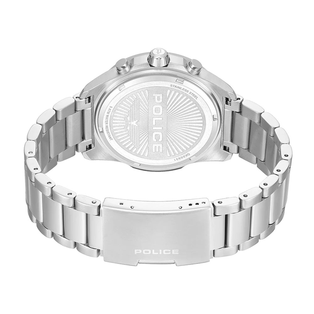 Police Moonstrike Chronograph Green Dial Stainless Steel Mens Watch PEWGK0093101 - Image 3