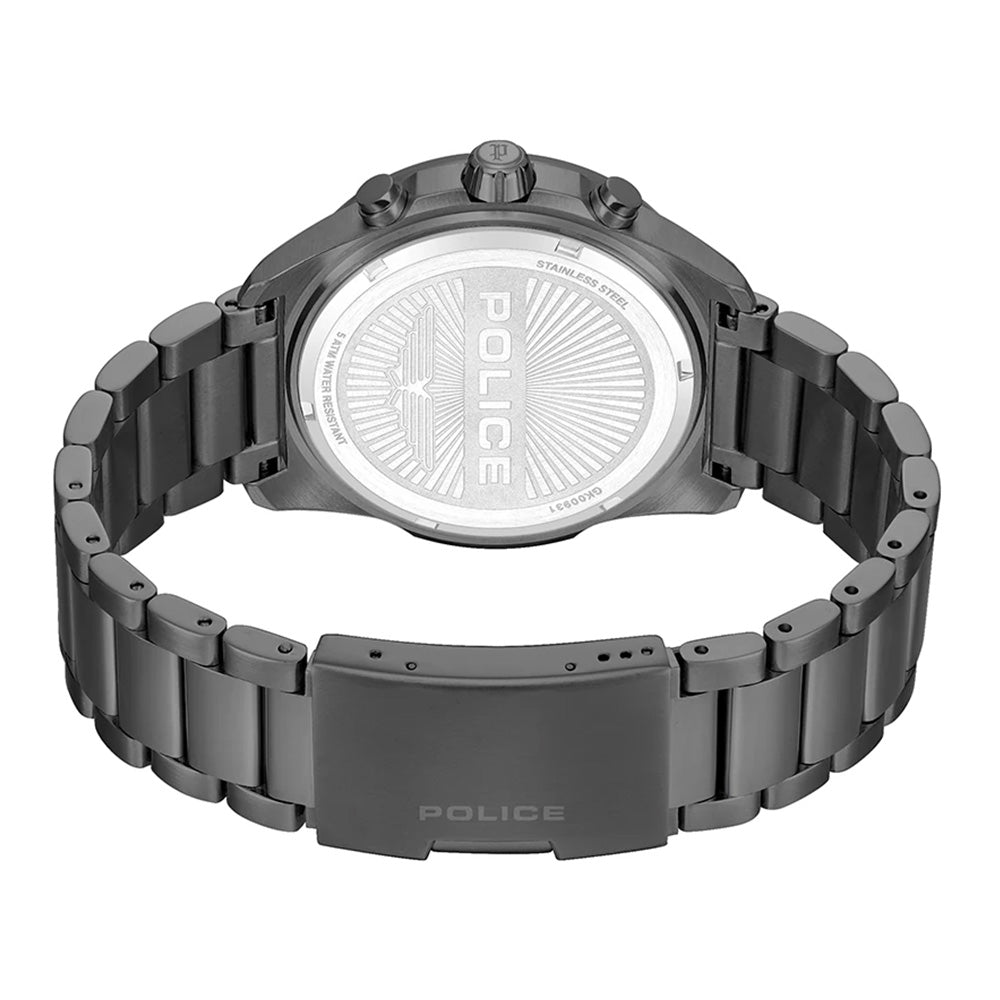 Police Moonstrike Gunmetal Black Dial Chronograph Mens Watch PEWGK0093103 - Image 3
