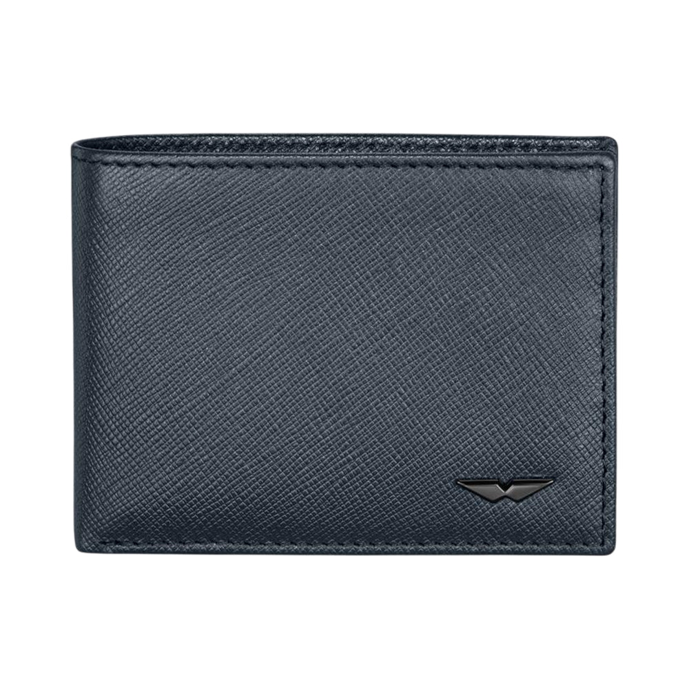 Police Navy Blue Smooth PU Leather Wallet - PELGW2207002