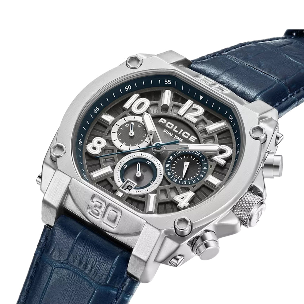 Police Norwood Gents Chronograph Charcoal Dial Watch PEWJF0021901 - Image 2