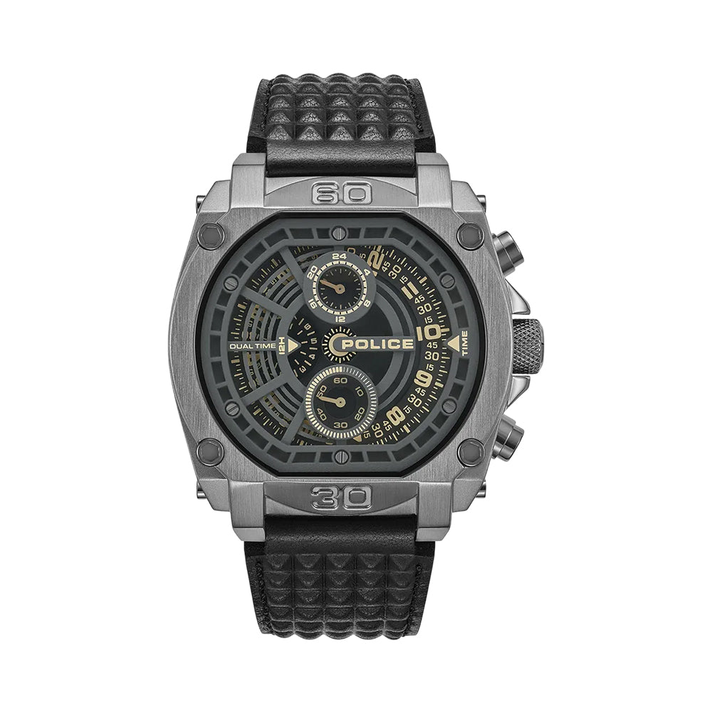 Police Norwood Leather Strap Men's Watch PEWGF0040002