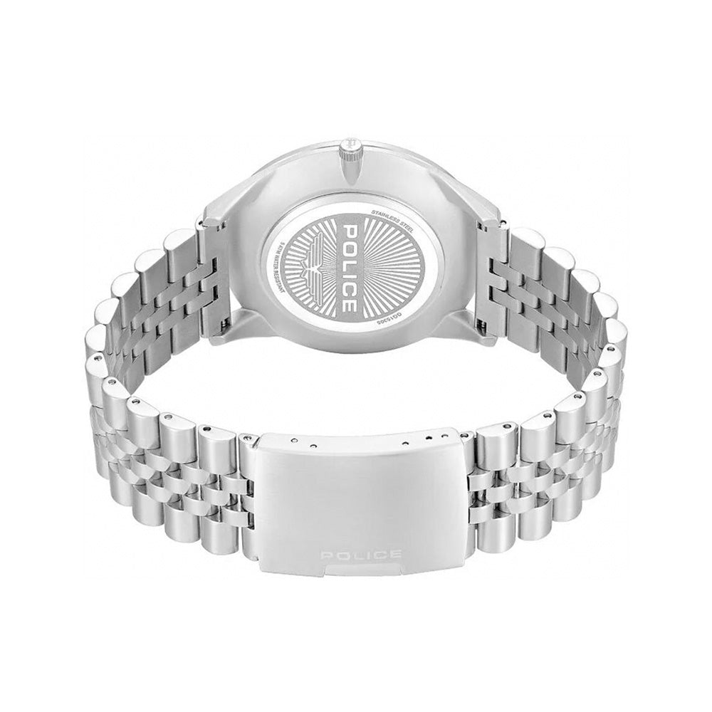 Police Patriot Green Dial Stainless Steel Bracelet Mens Watch PEWGG1530501 - Image 3