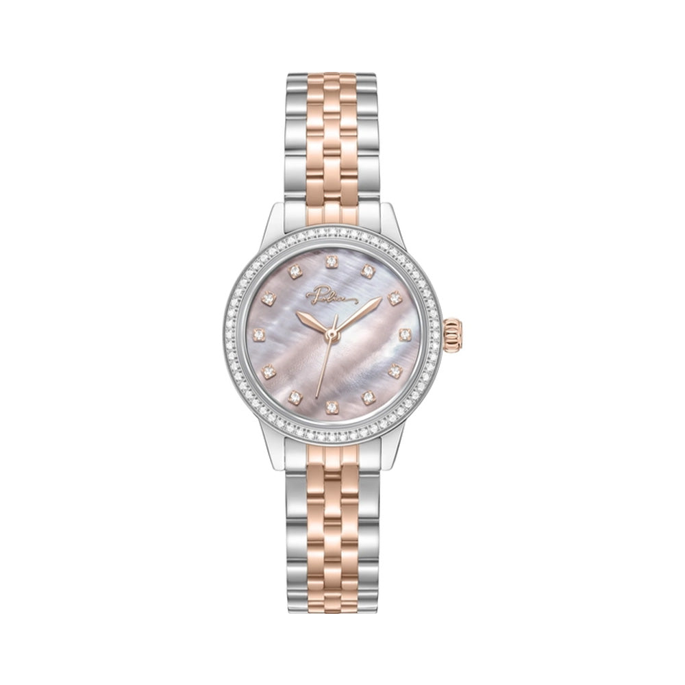 Police Pink Dial Rose Gold Metal Bracelet Womens Watch PEWLG2240802