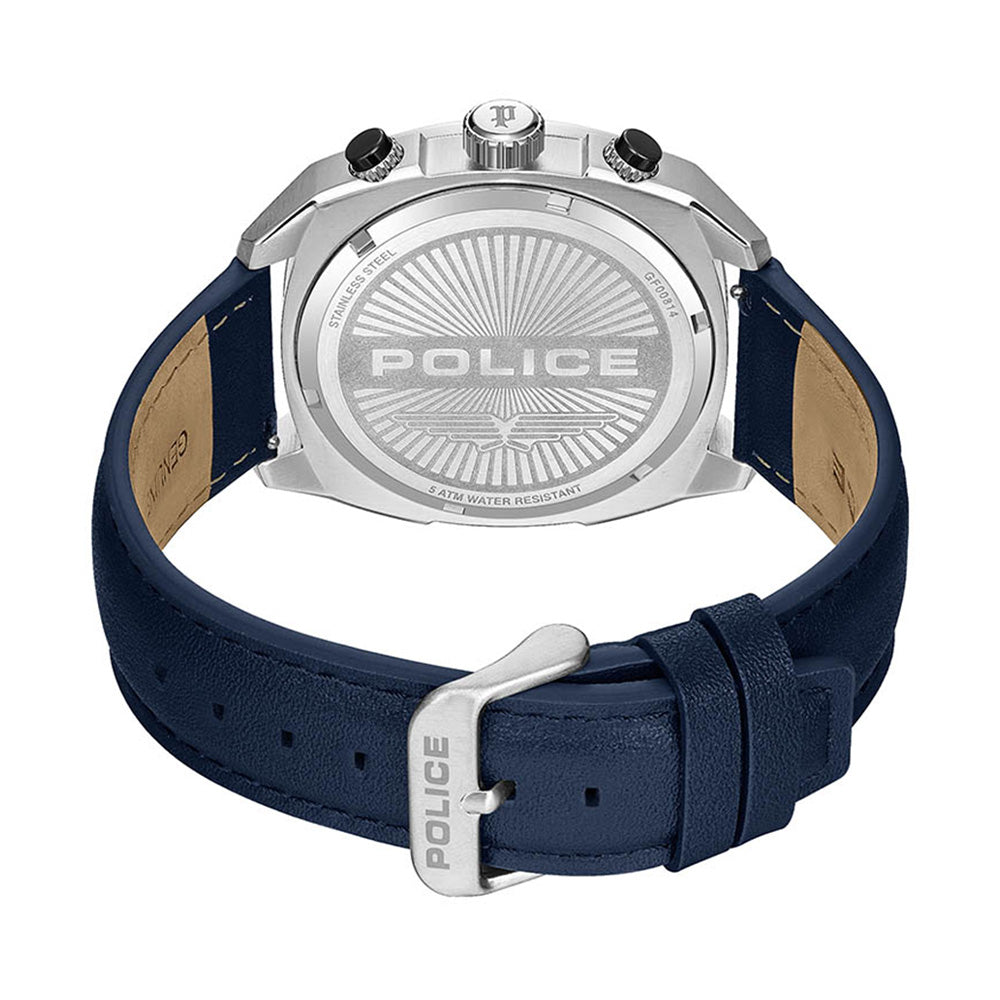 Police Portland Blue Dial Dual Strap Mens Watch PEWGF00814X0 - Image 3