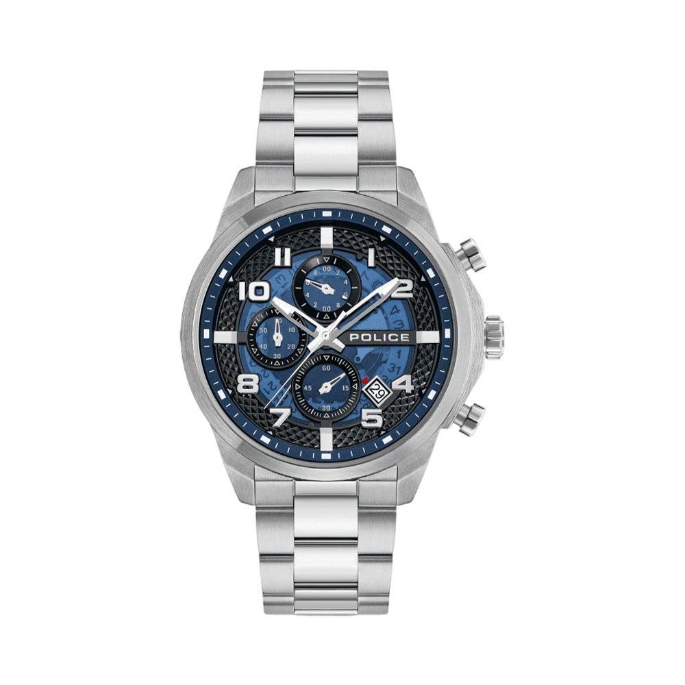 Police Soul Steel Men Watch Blue Dial Multifunction - PEWGK0053901