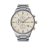 Police Vault Chronograph Silver Dial Stainless Steel Bracelet Mens Watch PEWJI2194201