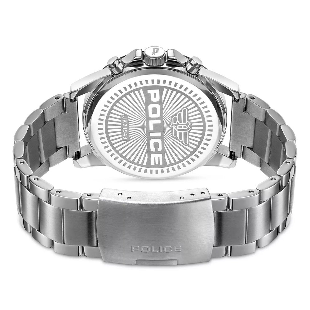 Police Vertigo Skeleton Chronograph Silver Bracelet Mens Watch PEWJK2194940 - Image 3