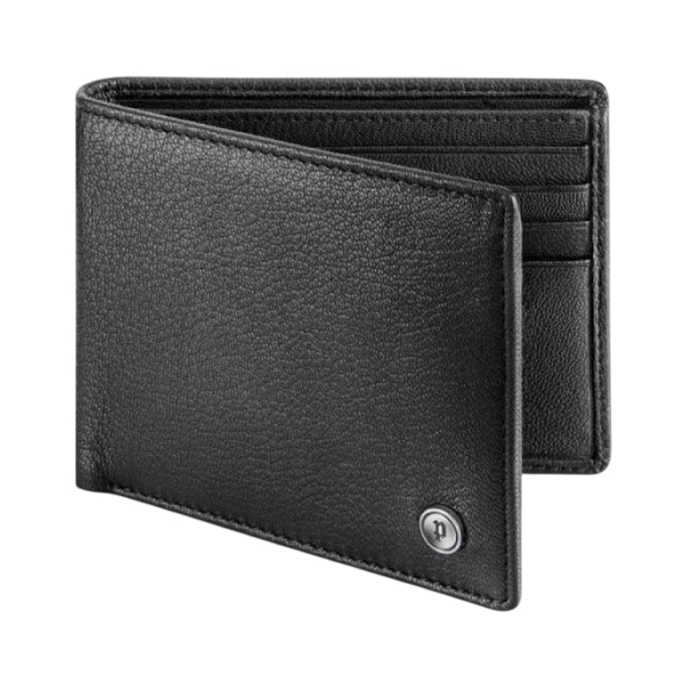 Police Zenx Black Genuine Leather Bi-fold Wallet - PELGW2000701