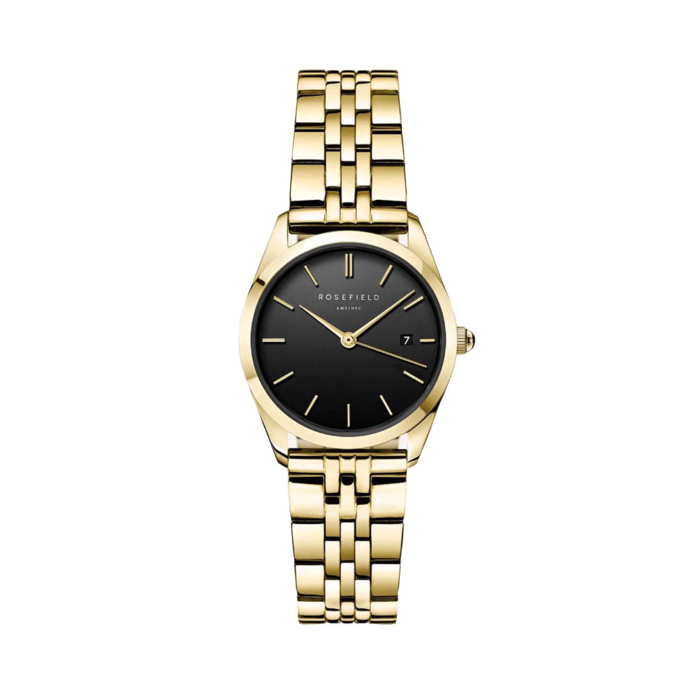 Rosefield Ace XS Black Gold Women Watch ABGSG-A19