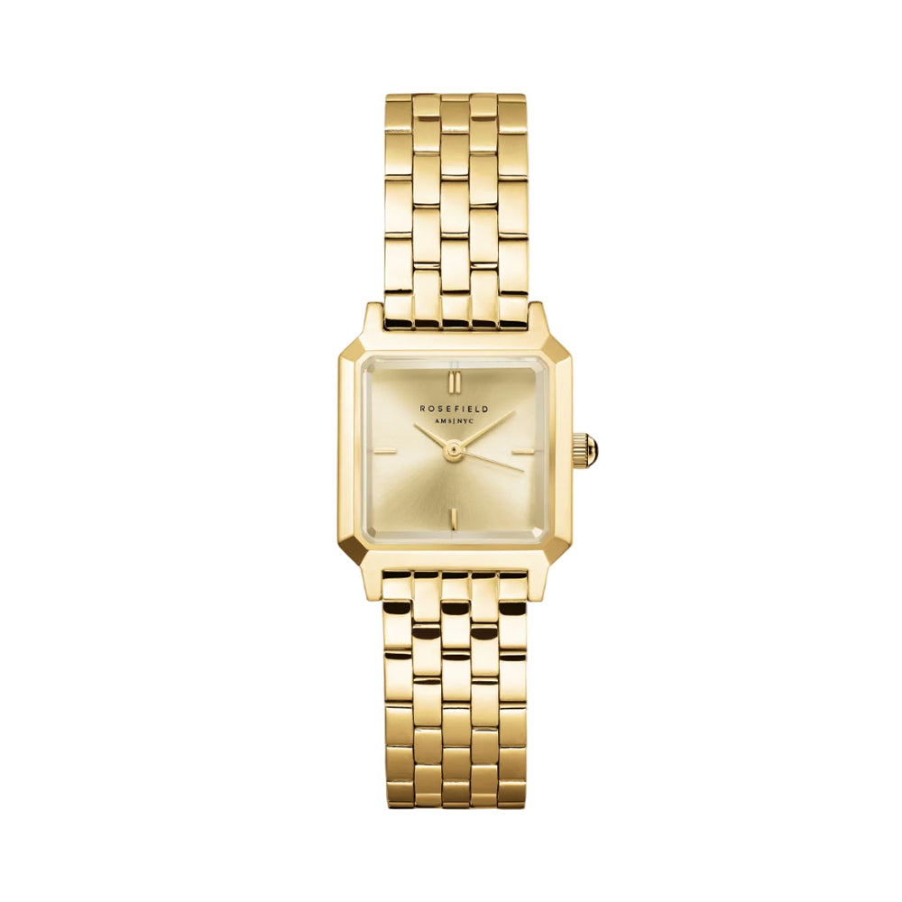 Rosefield Boxelle Champagne Gold Watch BCGSG-B04