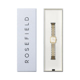 Rosefield Boxelle Duotone White Dial Mixed-Metal Watch BWDSG-B03 - Image 3