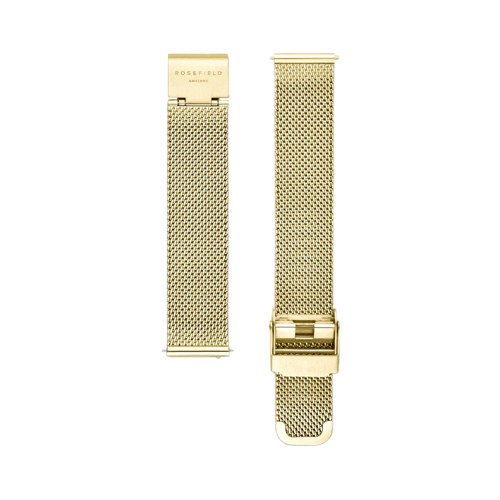 Rosefield Boxy Black Gold Mesh Women Watch QBMG-Q06 - Image 3