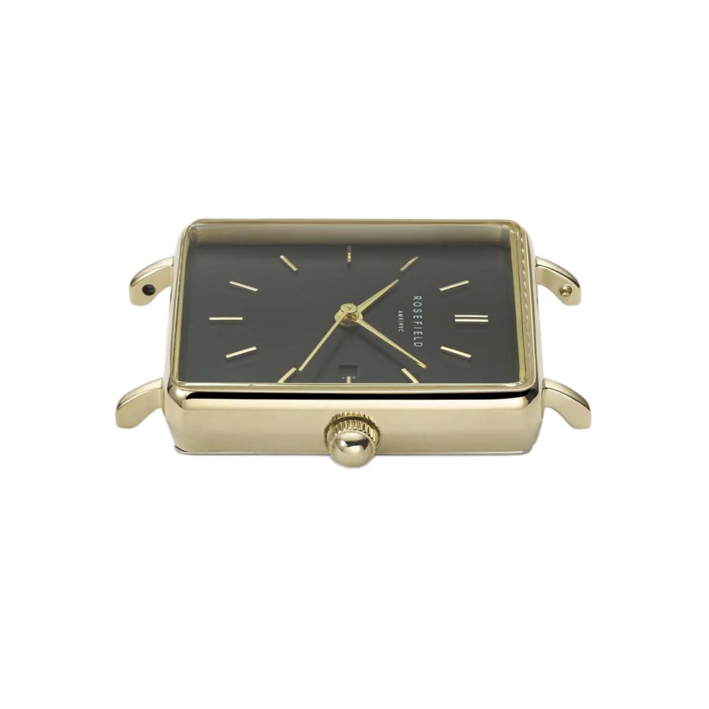 Rosefield Boxy Black Gold Women Watch QBSG-Q017 - Image 2