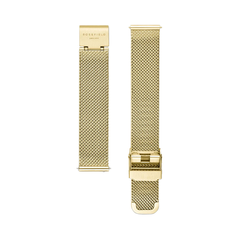Rosefield Boxy Gold Mesh Women Watch QWSG-Q03 - Image 3