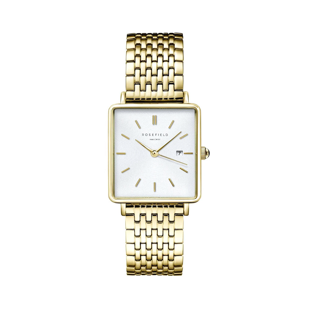 Rosefield Boxy Gold Women Watch QWSG-Q09