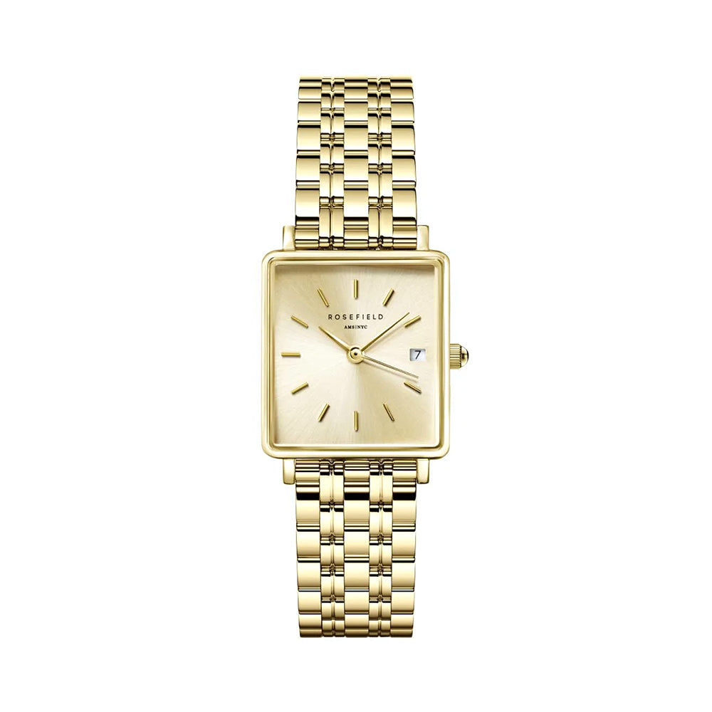 Rosefield Boxy XS Champagne Women Watch QCGSG-Q048