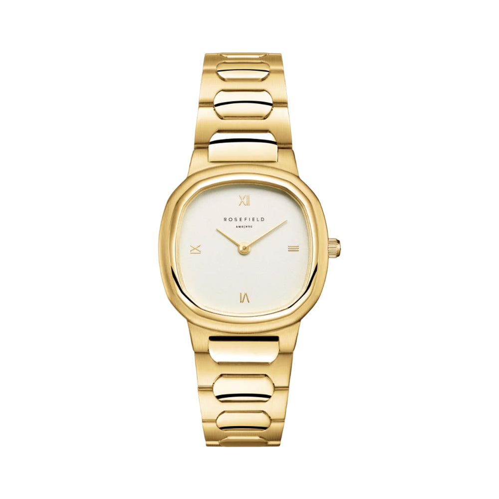 Rosefield Gaia Creme Gold Watch ORCGSG-OR01