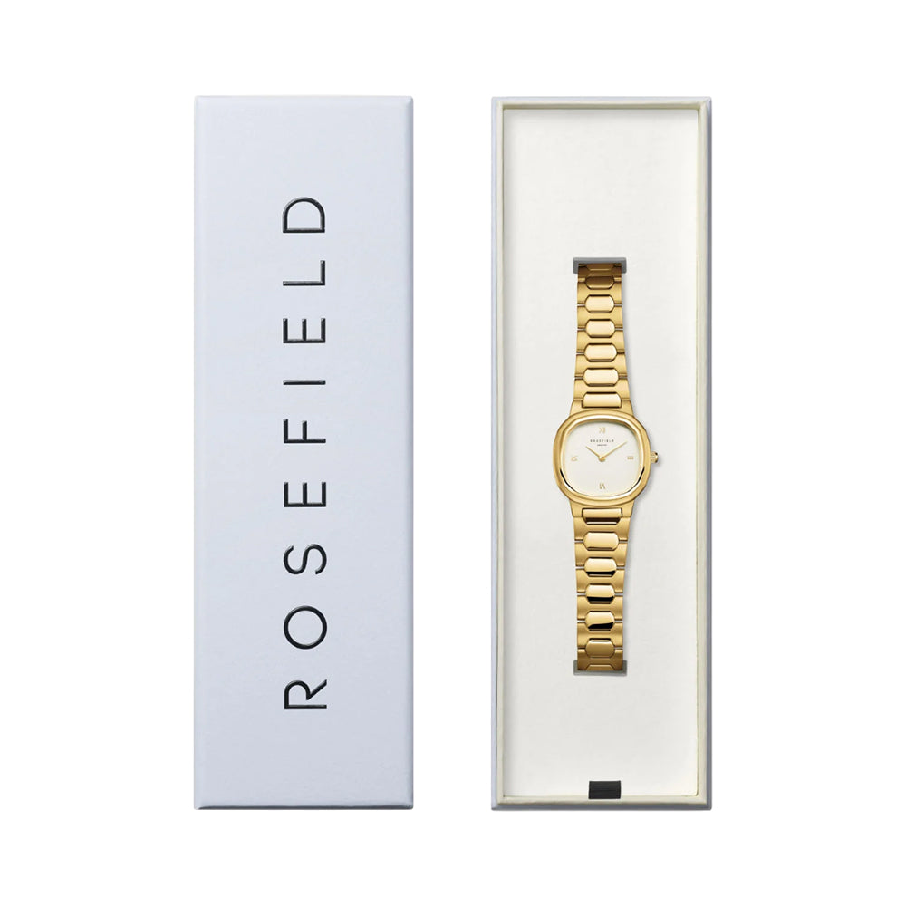 Rosefield Gaia Creme Gold Watch ORCGSG-OR01 - Image 4