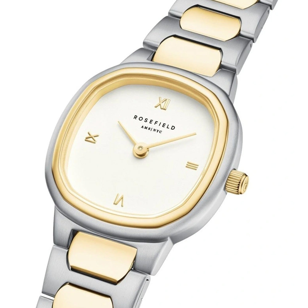 Rosefield Gaia Xs Duotone Cream Dial Stainless Steel Bracelet Watch For Women ORCDSD OR06 - Image 2