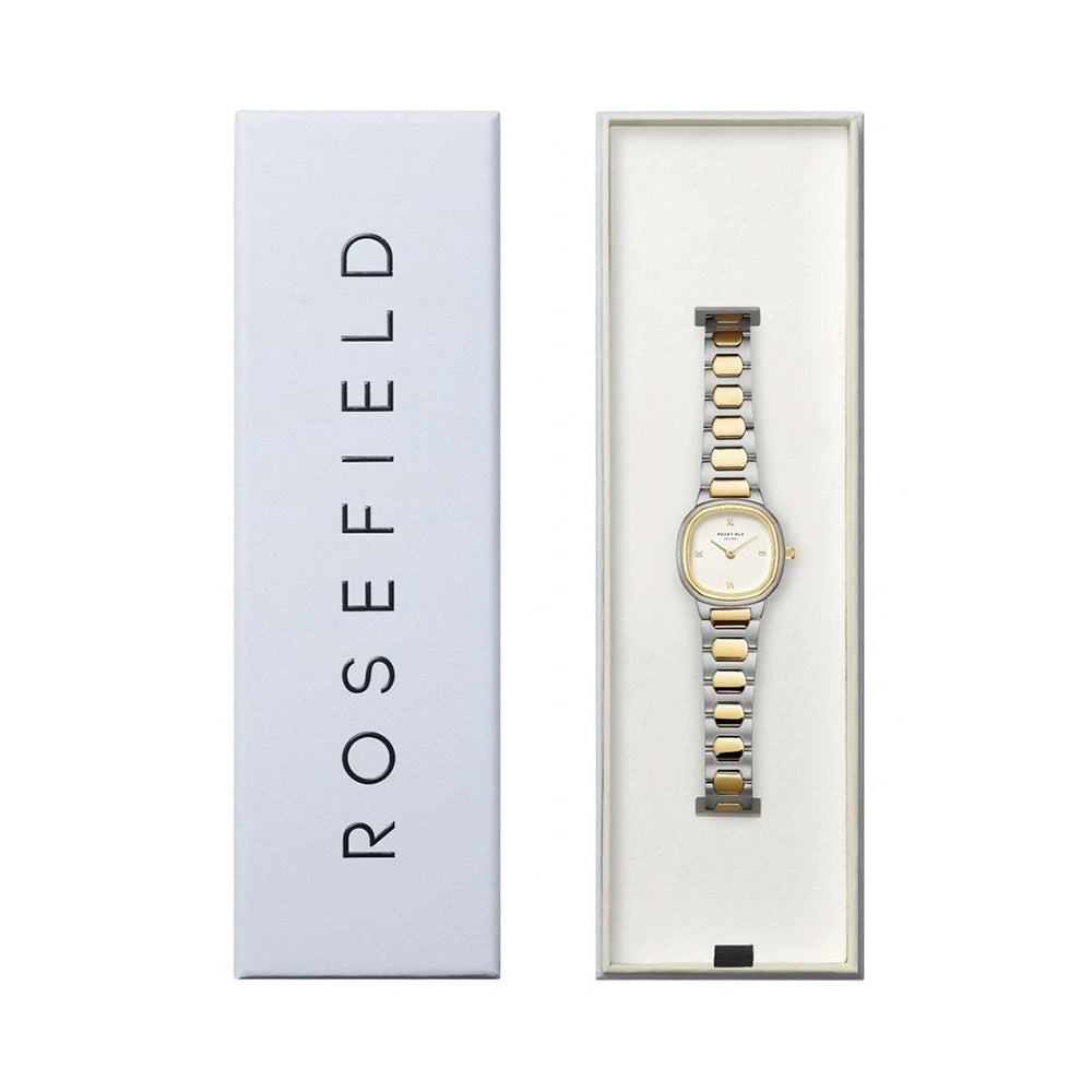 Rosefield Gaia Xs Duotone Cream Dial Stainless Steel Bracelet Watch For Women ORCDSD OR06 - Image 4
