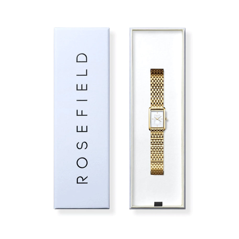 Rosefield Heirloom White Dial Steel Gold Women Watch HWGSG-H01 - Image 4