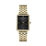Rosefield Octagon Black Gold Women Watch OBSSG-O47