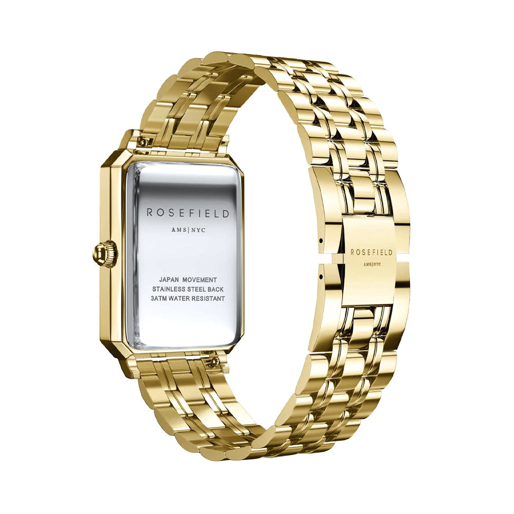 Rosefield Octagon Champagne Women Watch OCGSG-O65 - Image 3