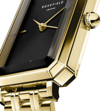 Rosefield Octagon XS Black Gold Women Watch OBGSG-O61 - Image 3