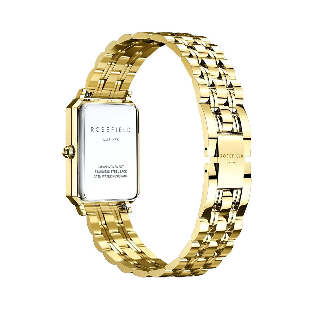 Rosefield Octagon XS Black Gold Women Watch OBGSG-O61 - Image 4
