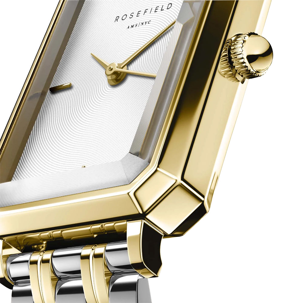 Rosefield Octagon XS Duotone Gold Women Watch OWDSG-O62 - Image 3