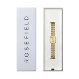 Rosefield Octagon XS Gold Toned Champagne Sunray Dial Watch - OCGSG-O82 - Image 3