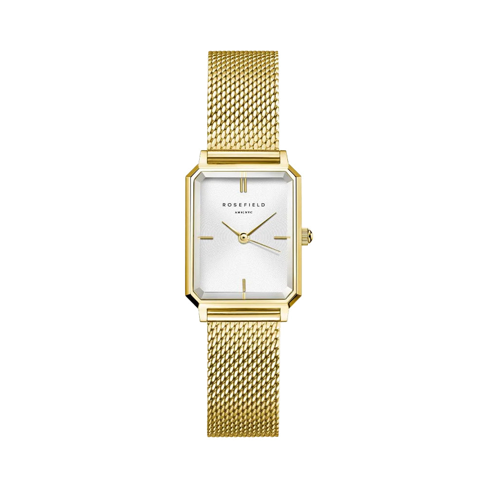 Rosefield Octagon XS Mesh Gold Women Watch OWGMG-O73