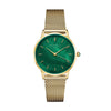 Rosefield Pearl Edit Emerald Mesh Women Watch PEGMG-R10