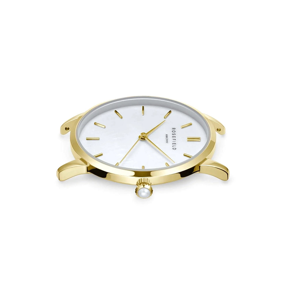 Rosefield Pearl Edit Mesh Gold Women Watch RMGMG-R06 - Image 2