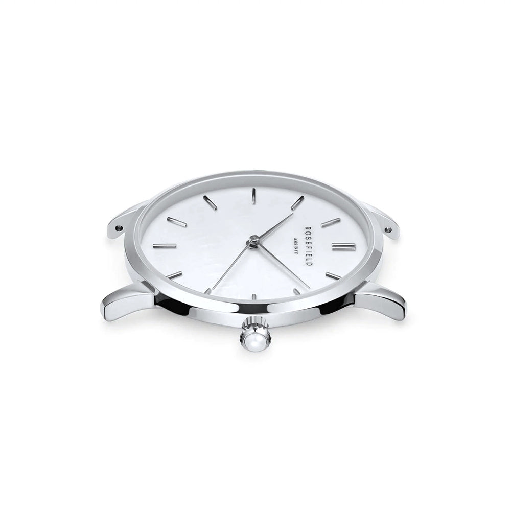 Rosefield Pearl Edit Mesh Silver Women Watch RMSMS-R08 - Image 2