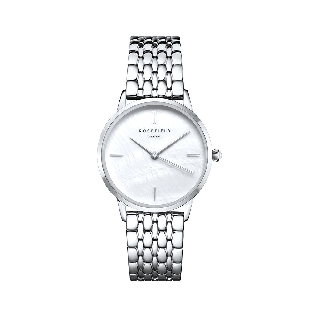 Rosefield Pearl Edit Silver Women Watch RMSSS-R02