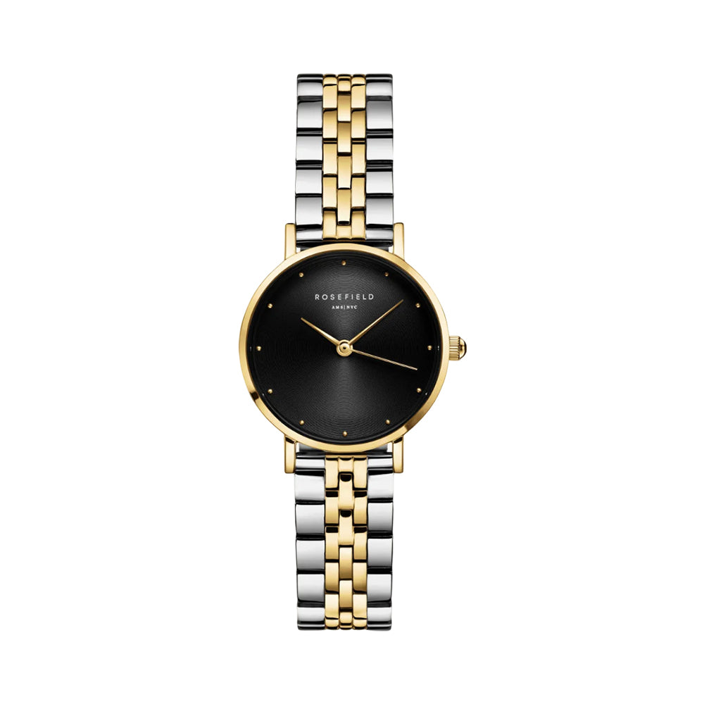 Rosefield Small Edit Black Duotone Watch SEBDSG-SE04