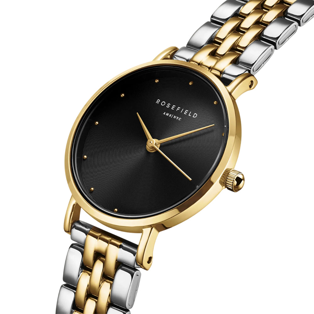 Rosefield Small Edit Black Duotone Watch SEBDSG-SE04 - Image 2