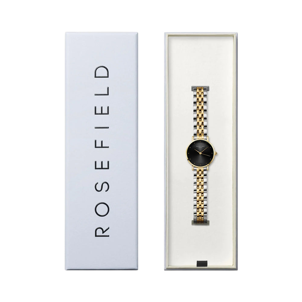 Rosefield Small Edit Black Duotone Watch SEBDSG-SE04 - Image 4