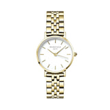 Rosefield Small Edit White Gold Women Watch 26WSG-267