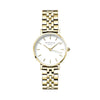 Rosefield Small Edit White Gold Women Watch 26WSG-267