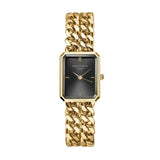 Rosefield Studio Double Chain Black Gold Women Watch SBGSG-O77