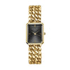 Rosefield Studio Double Chain Black Gold Women Watch SBGSG-O77