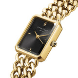 Rosefield Studio Double Chain Black Gold Women Watch SBGSG-O77 - Image 2