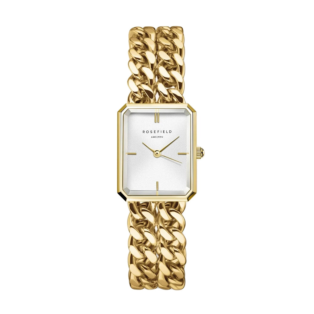 Rosefield Studio Double Chain Gold Women Watch SWGSG-O76