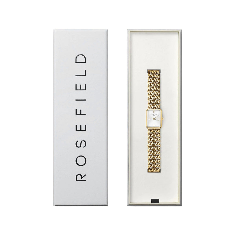 Rosefield Studio Double Chain Gold Women Watch SWGSG-O76 - Image 4