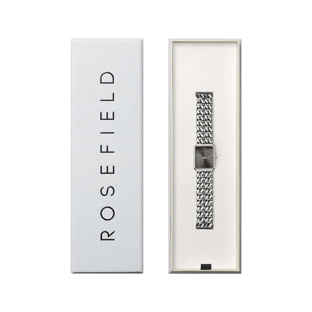 Rosefield Studio Double Chain Silver Women Watch SGSSS-O78 - Image 4