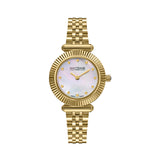Saint Honore Paris White Mop Dial Gold Stainless Steel Bracelet Watch For Women Ga721270 3YT