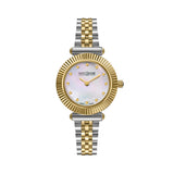 Saint Honore Paris White Mop Dial Two Tone Stainless Steel Bracelet Watch For Women Ga721270 4YT
